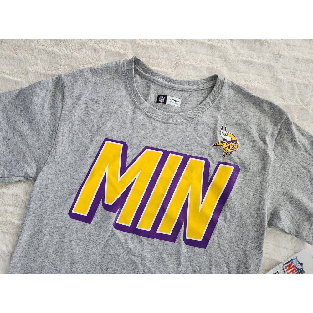 NFL Team Apparel Minnesota Vikings‎ Short Sleeve T Shirt Mens Small NWT